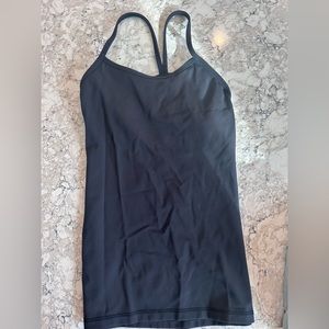 Black lulu tank top
